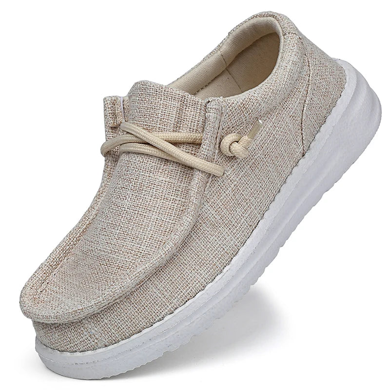 Children Loafers Shoes Boys Flat Sneakers Kids Casual Shoes Toddler Outdoor Lace-up Breathable Shoes Soft Bottom Solid Color