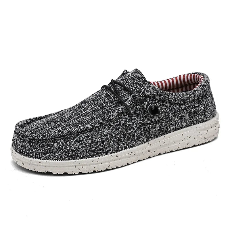 Men Casual Shoes Slip on Canvas Loafers Comfortable Walking Flats for Man Non Slip Soft Moccasins Sneakers Summer loafers
